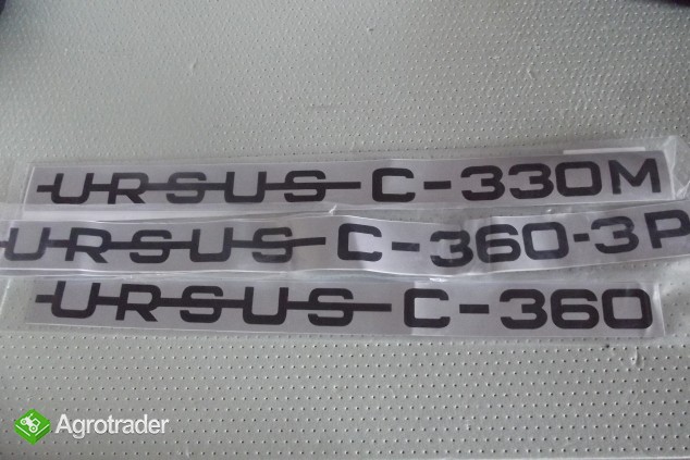 Emblematy URSUSU C330/360/360-P (komplet)