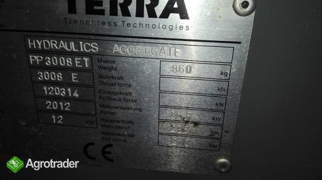 Wiertnica TERRA - JET 3008 E - przewierty sterowane - zdjęcie 5