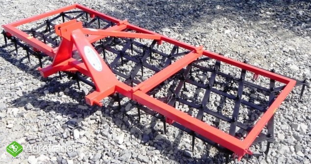 Brony 5 polowe ząb 14cm składane rama bron DEMAROL - zdjęcie 3