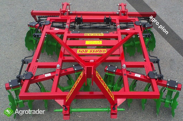 Brona talerzowa Grass-rol Talerzówka WZMOCNIONA Transport cała Polska - zdjęcie 4