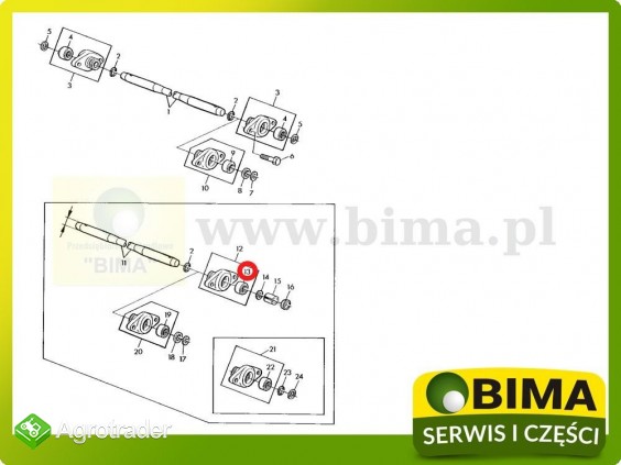 Tulejka wałka łącznika dolnego John Deere 2020,2120 - zdjęcie 1