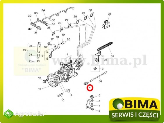 Czujnik temperatury wody Massey Ferguson 4255,4260,4265 - zdjęcie 1