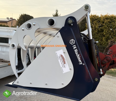 Łyżka z dociskiem łyżkokrokodyl szufla GOLIAT FK MACHINERY 1116 kg  - zdjęcie 2