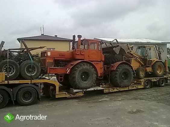 Transport kombajnow bizon claas john mdv - zdjęcie 2